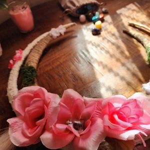 Boho Chic Double Moon Wreath